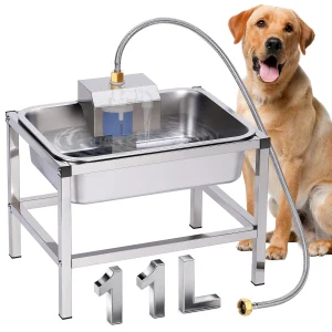 Automatic Elevated Dog Water Bowl